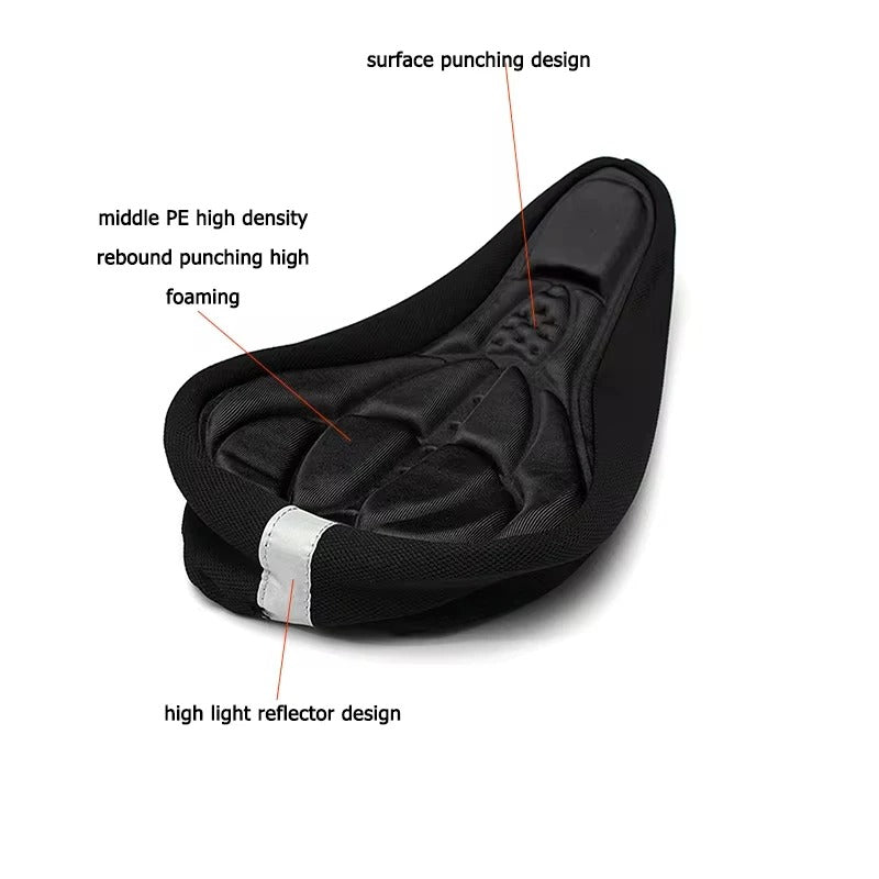 3D Bicycle Saddle Seat Cover