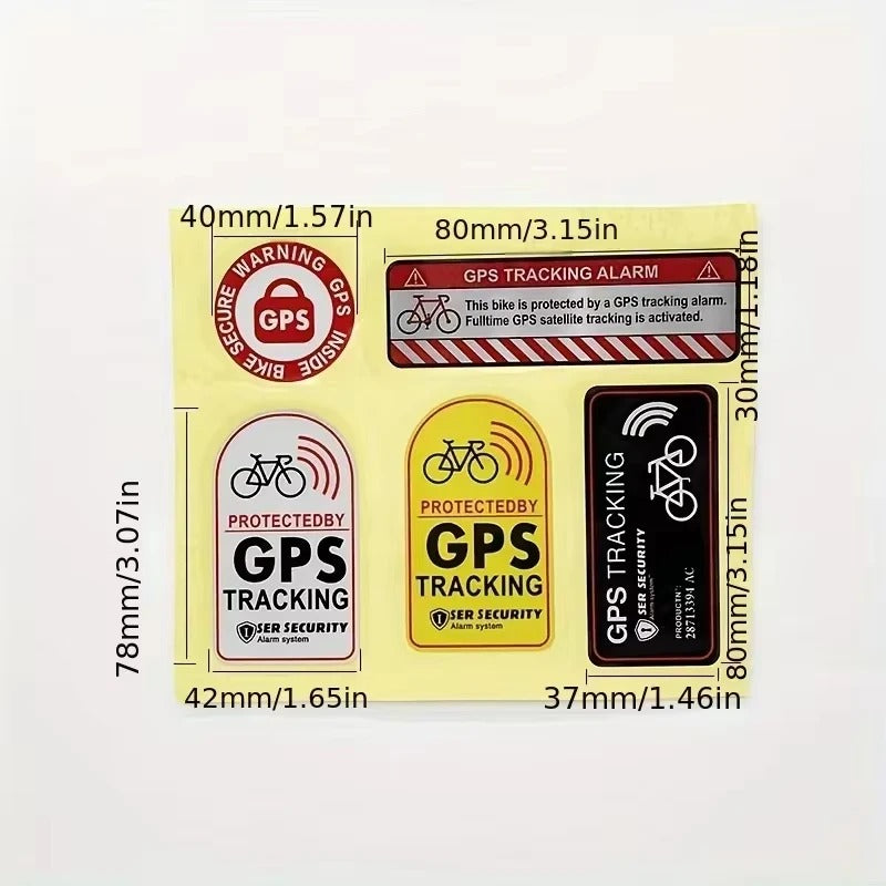 GPS Tracking Alarm Sticker