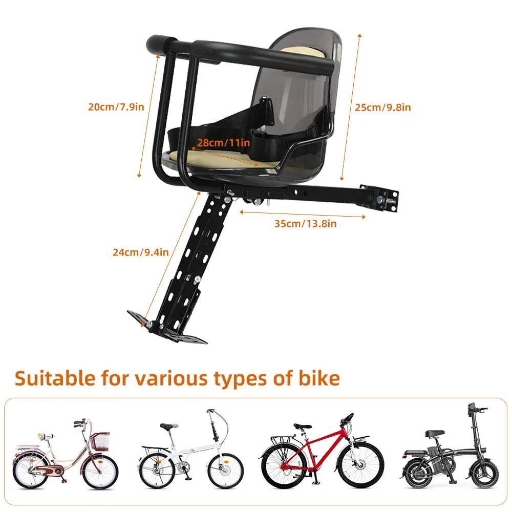 Front Bike Child Safety Seat