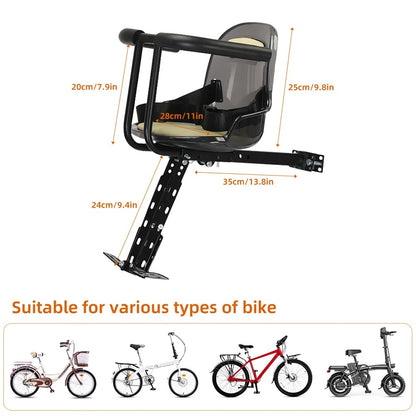 Front Bike Child Safety Seat