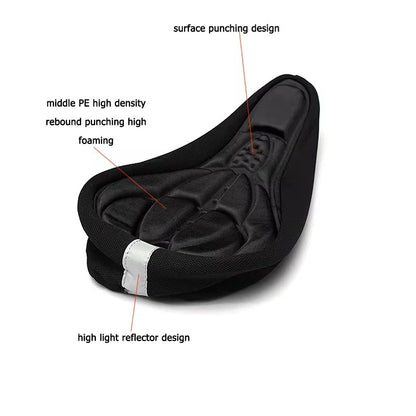 3D Bicycle Saddle Seat Cover