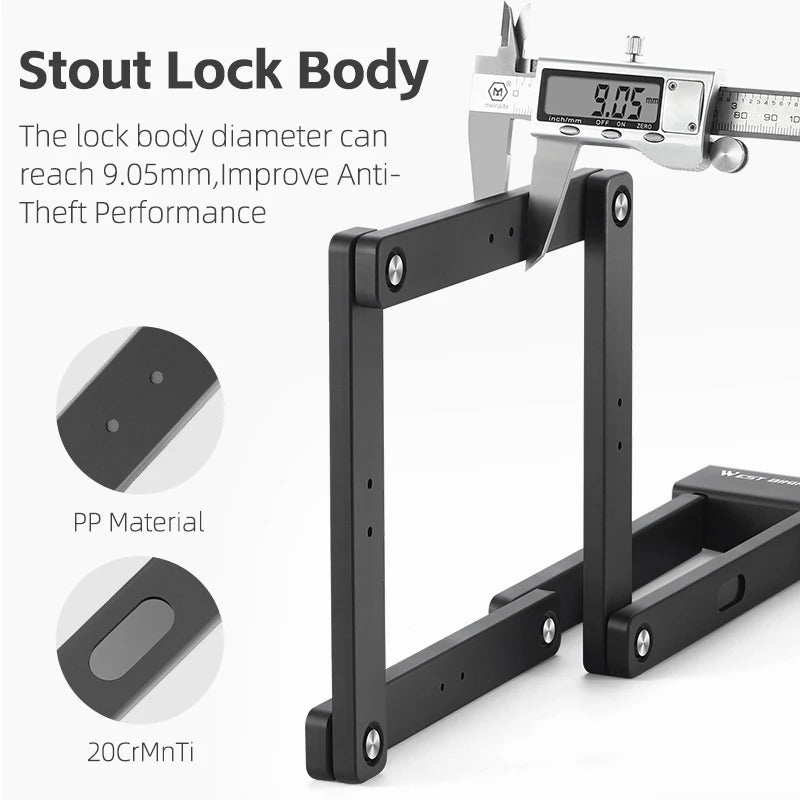 Foldable Anti-theft Bike Lock