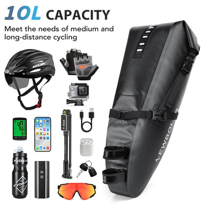Bicycle Saddle Bag Waterproof 13L